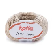 Ľanová priadza svetlá béžová KATIA Lino
